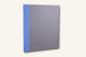 Preview: Orchestermappe 35 x 27 cm, anthrazit, Leinen blau